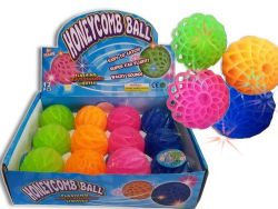 BALLES LUMINEUSES EN FORME DE NID D'ABEILLE (HONEYCOMB) ASST
